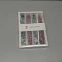 7.5 Inch Taper Candles Candle Sticks Handmade Set of 4 Smokeless Long Candles Unscented Tapered Candle for Wedding Home Decoration(Red Green)