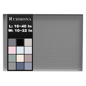 URMONA 31'' x 22'' Waterproof Silicone Under Sink Mat Cabinet and Counter Protector, Shelf Liner for Kitchen and Bathroom, Storage and Organizers, Litter Mat, Pet Cat Puppy Essentials（White Sand）