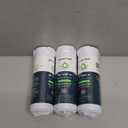 GLACIER FRESH Water Filter Compatible with XWFE (Built-in CHIP), Replacement for GE XWFE, XWF Refrigerator Water Filter NSF/ANSI 42 Certification Pack of 3