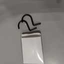 Gisafai 4 Pcs Closet Rod Center Supports 1-1/2 Inch Heavy Duty Metal Wall Mount Brackets for Shelf Closet Rod Clothes Storage(Black)