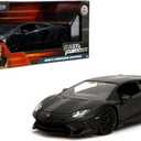 Jada Fast & Furious Shaw's Lamborghini Aventador SV  Die-Cast Vehicle, Opening Doors, Hood & Trunk, 1:24 Scale