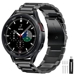 GOLDTOLUCK Stainless Steel Band Compatible with Samsung Galaxy Watch 8 7 6 5 4 Classic FE Pro 40mm 44mm 46mm 43mm 47mm 45mm 42mm 20mm Men Women Milanese Replacement Metal Elegant Casual