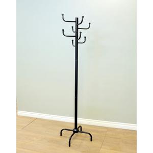 Frenchi Home Furnishing 8 Hooks Metal Coat Rack (Black-2)