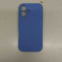 Magnetic for iPhone 16 Case, Compatible with MagSafe, [Screen Protector + Full Camera Protection], Silicone Shockproof Anti-Scratch Protective Phone Case for iPhone 16 6.1", Lake Blue