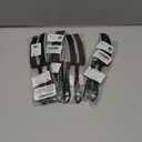 4 x Cleangor Crevice Cleaning Brushes, Scrub Brush for Hard to Reach Small Space, Home Essentials, Cleaning Supplies, Cleaning Tools for Household Use, Bathroom, Shower, Kitchen, Window, Toilet (2, Black)