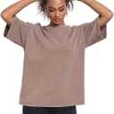 Womens Washed Vintage Oversized T-Shirt Baggy Workout Tops Short Sleeve Cotton Tshirts Streetwear Boyfriend Tee (XL)