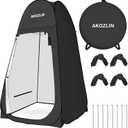 AKOZLIN Portable Pop Up Shower Tent Instant Privacy Dressing Changing Tent Outdoor Shower Room Camp Toilet Tent, 39.4" L x 39.4" W x 74.8" H