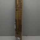 No Drill Cordless Bamboo Roman Shades, 35" W × 48" H, Highfield Teak