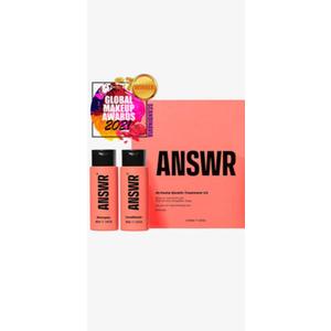 ANSWR At Home Brazilian Keratin Hair Treatment for All Hair Types-Deep Nourishment, Eliminates Frizz Salon Results At Home, Sulfate-Free, Safe for Colored Hair,(Kit)