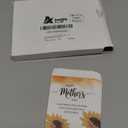 AmazingSpark 50 Pcs Mother's Day Seed Packets Self-Adhesive Flower Seed Envelopes Party Favors & Church Gifts for Mom DIY Empty Floral Mini Organizers, No Seeds (Sunflower)