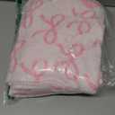 SmoothNovelty 2 Pcs Pink Bow Bathroom Towels 100% Cotton Coquette Bow Bath Towels 28 x 55 Inch Absorbent Soft Preppy Bathroom Decor for Spa Gym Kitchen Women Gifts