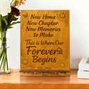 Housewarming Gifts for New Home: New Home/New Chapter/New Memories to Make - Wooden Home Decor Accents for New Homeowners