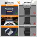 Sport Band Compatible with Samsung Galaxy Watch Ultra Bands 47mm (2024), Stretchy Nylon Loop Strap with No Gap Connectors for Samsung Galaxy Watch Ultra