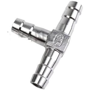 Hosetail Splitter 304 Stainless Water Gas Pipe Joint, (Tee,26mm) (2 Packs) 