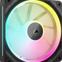 CORSAIR iCUE Link LX120 RGB 120mm PWM Fan Single Pack  Dual Light Loops  Requires iCUE Link System Hub (Sold Separately)  CORSAIR AirGuide Technology  Black