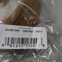 Fireside by Dearfoams, Melbourne Genuine Shearling Moccasin Slipper (10) Chestnut