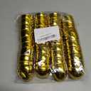 36 Pcs Golden Easter Eggs Plastic, 2.3" Fillable Shiny Gold Metallic Plastic Easter Eggs Empty for Easter Hunt,Party Favor,Basket Stuffers Fillers,Classroom Prize