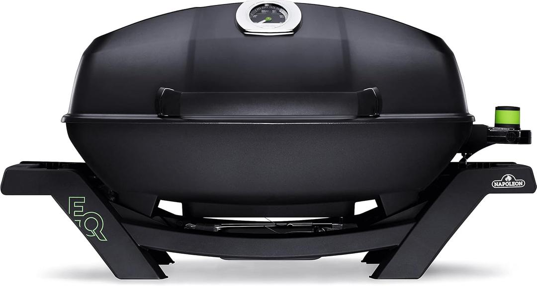 Napoleon TravelQ PRO285E Portable Electric Grill, Black, Tailgating, Camping, and Small Outdoor Spaces