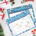 Gannyfer Desk Calendar 2026-2027, Large 22" x 17" Desk Calendar, 18-Month Desk/Wall Calendar, Use from Now to Mar 2027, Thick Paper with Plastic Cover for Home, School, Office (2 Binder Clips Included)