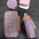 Mermaid-Themed Bento Box Set - Lunch Containers, Insulated Water Bottle