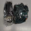 Zhanmai 6 Pcs Flapper Dress Flapper Costumes for Women 1920s Accessories Set Headband Pearl Necklace Earrings Gloves Stick Size M