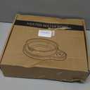 Heated Water Bowl for Dogs & Cats, 100W Heated Pet Bowl Outdoor with 3 Temperature Settings, 12H Timer, BPA-Free&50OZ Removable Stainless Steel Bowl, Anti-Chew Cord for Chickens, Ducks, Birds, Animal