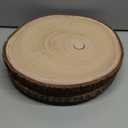 Large Wood Slices 4 Pcs 12-14 Inches Wood Rounds Natural Wood Slices for Centerpieces/Display/Crafts/Painting/Table Decor/Wood Burning/DIY Projects/Christmas Ornaments