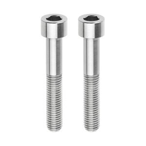 Titanium M7x40 43mm 1.0mm Pitch Allen Hex Socket Head Bolt Screw Pack of 2 (Titanium, M7x43mm)