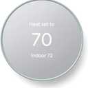 Google Nest Thermostat - Smart Thermostat for Home - Programmable Wifi Thermostat - Fog