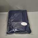 Navy Blue Polyester Round Table Cloth 120inch