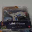 Mattel Disney and Pixar Lightyear Hyperspeed Series Mini Action Figure & Toy Vehicle Set, Buzz Lightyear & XL-02 Spaceship