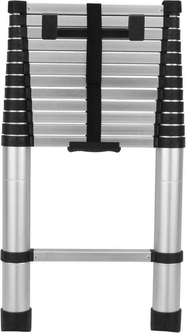 Factory RV 12.5ft RV Telescoping Ladder | Lightweight Aluminum, Compatible with Lippert On-The-Go Prepped Units, Compact & Secure Locking for Campers & Motorhomes