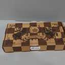 Wooden Chess, Magnetic Foldable Chessboard with 2 Extra Queen Pieces, Chess Sets for Adults