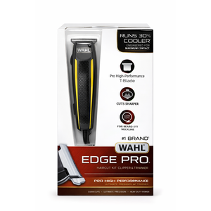 Wahl Edge Pro Bump Free Corded Beard Trimmer for Men Touch Up Trimmer & Grooming Detailer Kit  Perfect for Edging Beards, Mustaches, Hair, & Stubble,  Model 9686-300 (1 Count (Pack of 1))