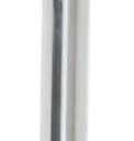 PRETYZOOM 1Pc Stainless Steel Tension Rod Punch Clothes Pole for Bathroom Shower Curtain and Wardrobe Use Design with Slip Pads