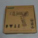 Heat Gun, Heavy Duty Hot Air Gun Kit Dual Temperature Settings 572~932 (300-500), Overload Protection with 4 Nozzles for Crafts, Shrink Wrapping/Tubing, Paint Removing, Epoxy Resin (Green)