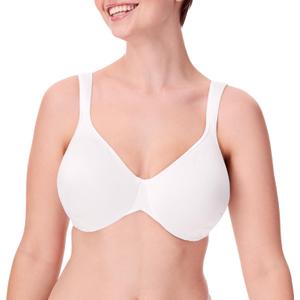 Bali Live It Up Underwire Bra, Seamless Shapewear Bra with Cushioned Straps, Full-Coverage T-Shirt Bra for Everyday Wear (40C)