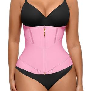FeelinGirl Waist Trainer for Women Waist Cincher Corset Shapewear Tummy Control Body Shaper Sport Workout Girdle L