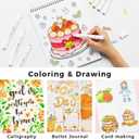 Ohuhu Markers for Adult Coloring Books No Bleeding 60 Colors Water-based Dual Tips Coloring Markers for Kids Adults Beginners Drawing Pens for Journaling Lettering (Brush & Fine)