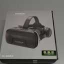 VR Headset with Built-in Headphones, 120 FOV & Aspherical Lenses for Smartphones - Immersive 3D Movies and Gaming Glasses