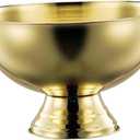 Stainless Steel Ice Bucket Practical Reusable Ice Cube Container Beverage Bin Wine Cooling Bucket for Restaurant Bar Cocktail, Gold, 39cmx18.5cmx25cm