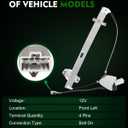 ‎Front Left Driver Side Power Window Regulator with Motor for:-Honda Odyssey 1999 2000 2001 2002, Odyssey 99 00 01 02, with 4 Pins, OE# 741-010 72250S0XA04 WPR1021LM WL41136