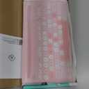 HUO JI Wireless Keyboard MultiDevice, Bluetooth and 2.4G Dual Mode for iPad, Switch to 3 Devices for Tablet, iPhone, PC, Smart TV, Cellphone, iOS Android Windows, Pink