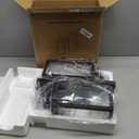 Outdoor Wall Light Fixtures, Exterior Waterproof Wall Lanterns, Porch Sconces Lighting with E26 Sockets & Glass Shades, Modern Matte Black Outside Lights for Patio Front Door Entryway Garage, 2-Pack