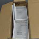 Over the Door Organizer, 8-Tier Pantry Organizer with Fully Enclosed Mesh Baskets, Heavy-Duty Metal Hanging Spice Rack for Kitchen Bathroom Laundry Room, 2-in-1 Wall Mount or Door Mount, White