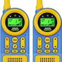 Walkie Talkies for Kids Toys: 22 Channels 2 Way Radio Toy - 3 Miles Range for Outside/Camping/Hiking (2-Pack)