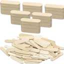 Tioncy 500 Pcs Mini Sticks for Crafts 1.57 x 0.39 x 0.08 Inches Natural Ice Cream Wooden Small Sticks for Adults DIY Home Stirring Waxing Art Projects