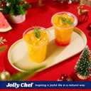 JOLLY CHEF 12 oz Plastic Cups with Lids, 500 Packs Crystal PET Clear Cups, Disposable Ice Coffee Cups with Lids For Coffee Milkshake Daily Use, Party, Wedding, Christmas, 12oz-500count