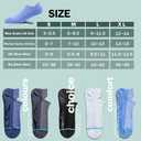 BRISIRA Bamboo Viscose Non Slip Pilates Socks Men Women No Show Grip Compression Thick Cushion Yoga Barre Grippy Ankle (L)