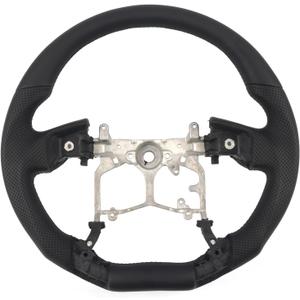 HIGH FLYING for Toyota 4Runner 2014-2024, Tundra 2014-2021 Tacoma 2012-2023 Steering Wheel Replacement Part BLACK Perforated Leather No Strip (No Heating Function)